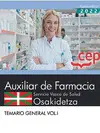 Auxiliar de Farmacia. Servicio Vasco de Salud-Osakidetza