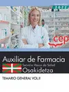 Auxiliar de Farmacia. Servicio Vasco de Salud-Osakidetza