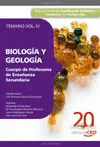 Cuerpo de Profesores de Enseñanza Secundaria. Biología y Geología. Temario Vol.