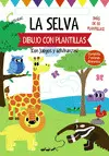 Dibujo con Plantillas. La Selva